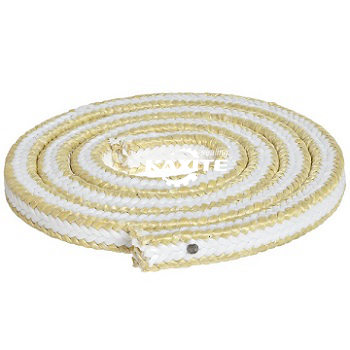 ການຫຸ້ມຫໍ່ PTFE ສີຂາວດ້ວຍ Aramid Corners