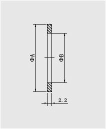 CF flange copper ປະທັບຕາgasket